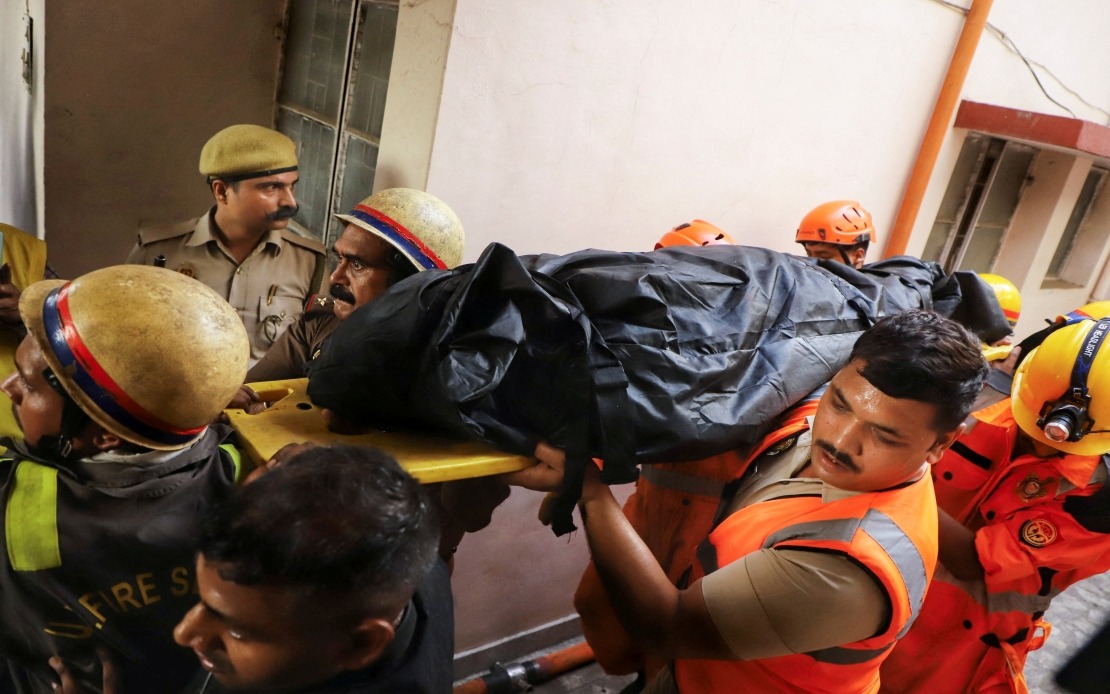 Fifteen Die in Lucknow Commercial Building Fire; Students Among Victims