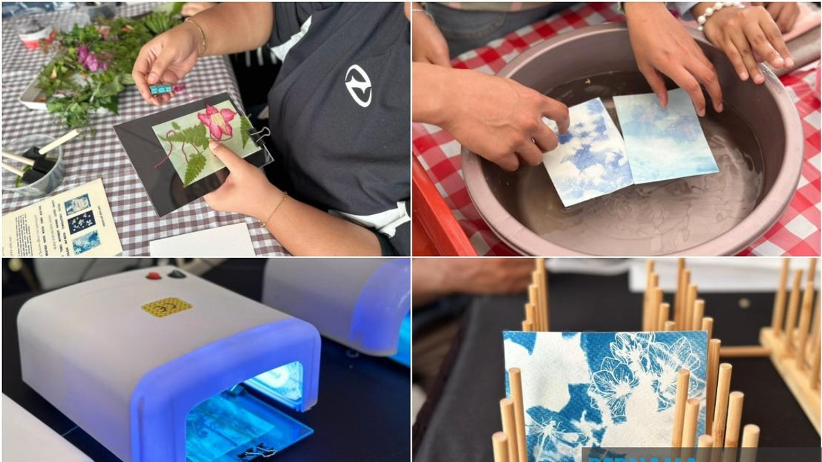 Penang Artist Reimagines Nature Through Cyanotype's Ancient Blue Light