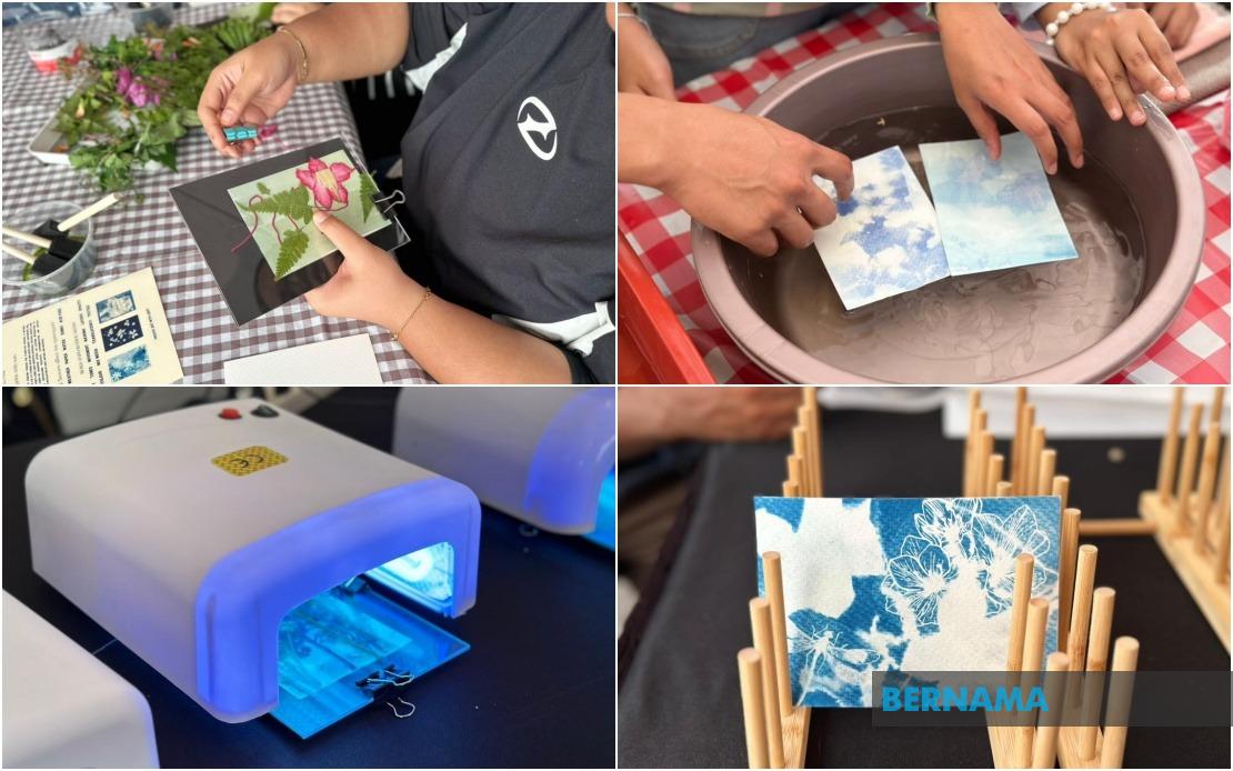 Penang Artist Reimagines Nature Through Cyanotype's Ancient Blue Light