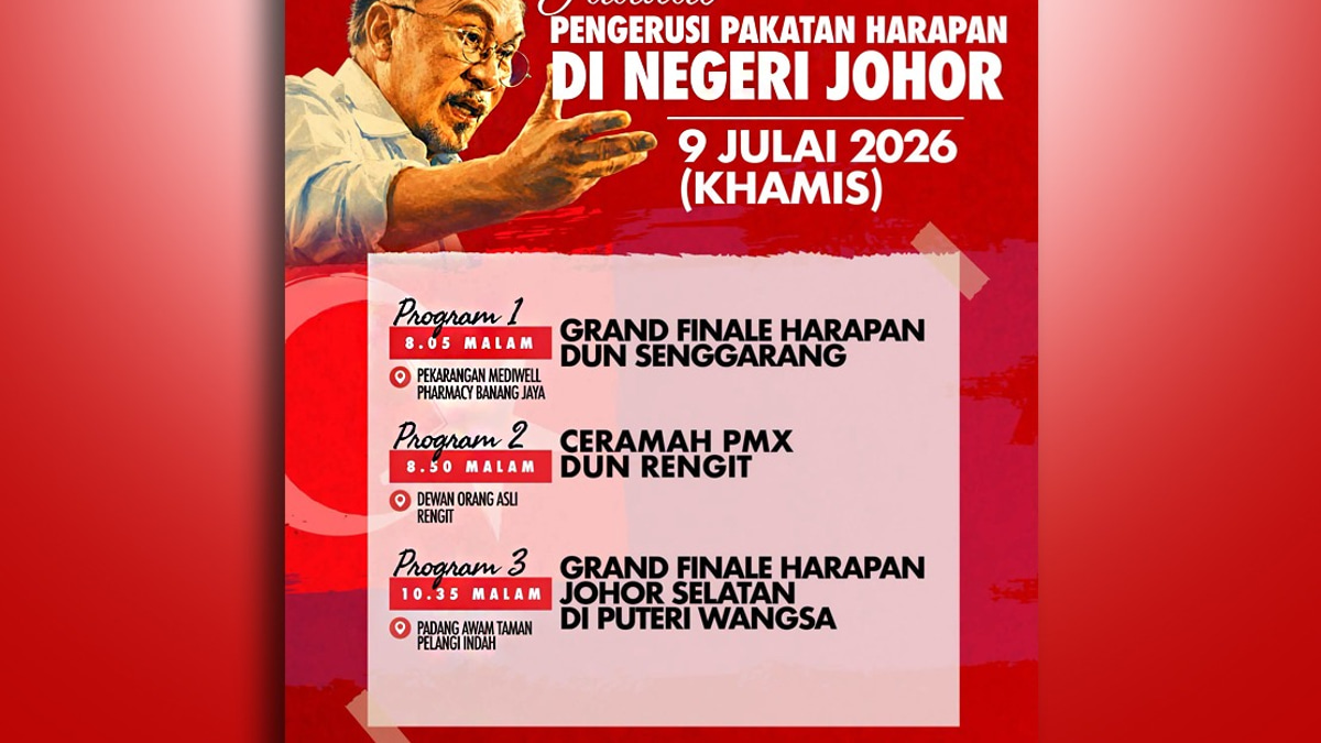 Anwar Intensifies Pakatan Harapan Push in Johor as Election Enters Final Days