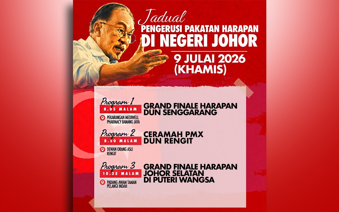 Anwar Intensifies Pakatan Harapan Push in Johor as Election Enters Final Days
