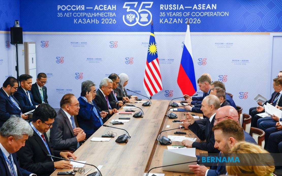 Russia and Malaysia Well Positioned to Deepen Bilateral Ties, Says Putin