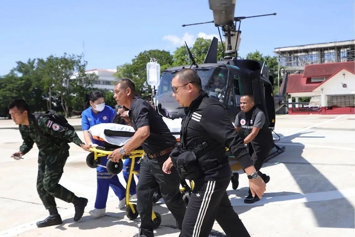 Twin bomb attacks wound 11 Thai police in volatile southern provinces