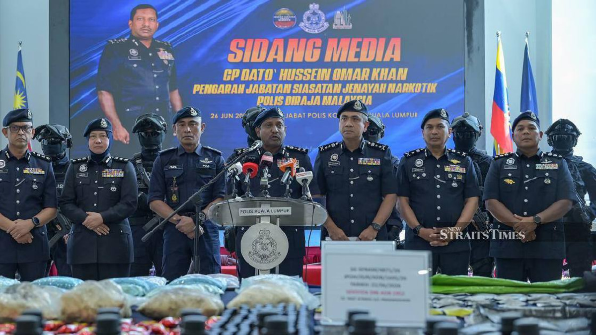 Police Disrupt Major Drug Trafficking Operation with RM135.63 Million Seizure in Cheras