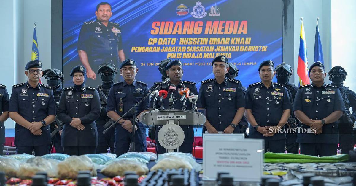 Police Disrupt Major Drug Trafficking Operation with RM135.63 Million Seizure in Cheras