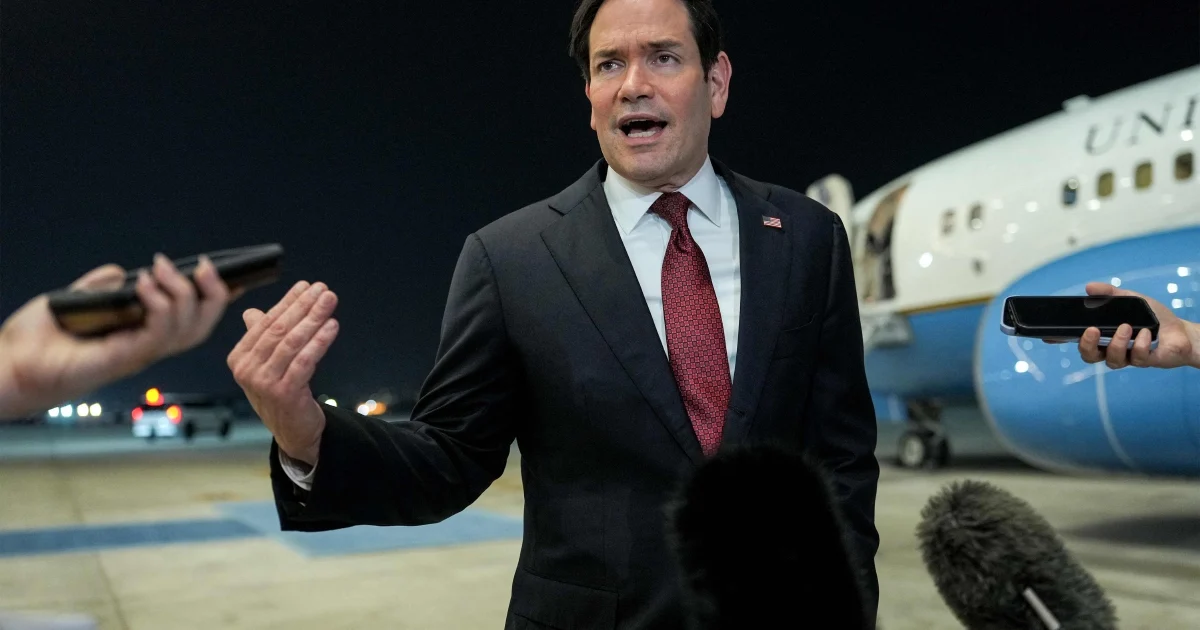 Rubio rules out Iranian shipping tolls on Hormuz amid broader nuclear talks friction