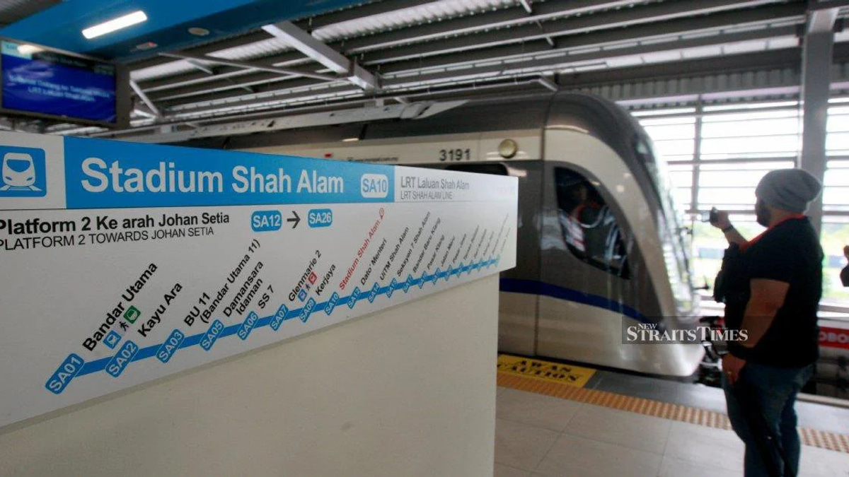 Anwar to officially inaugurate Shah Alam LRT3 line ahead of Monday service launch