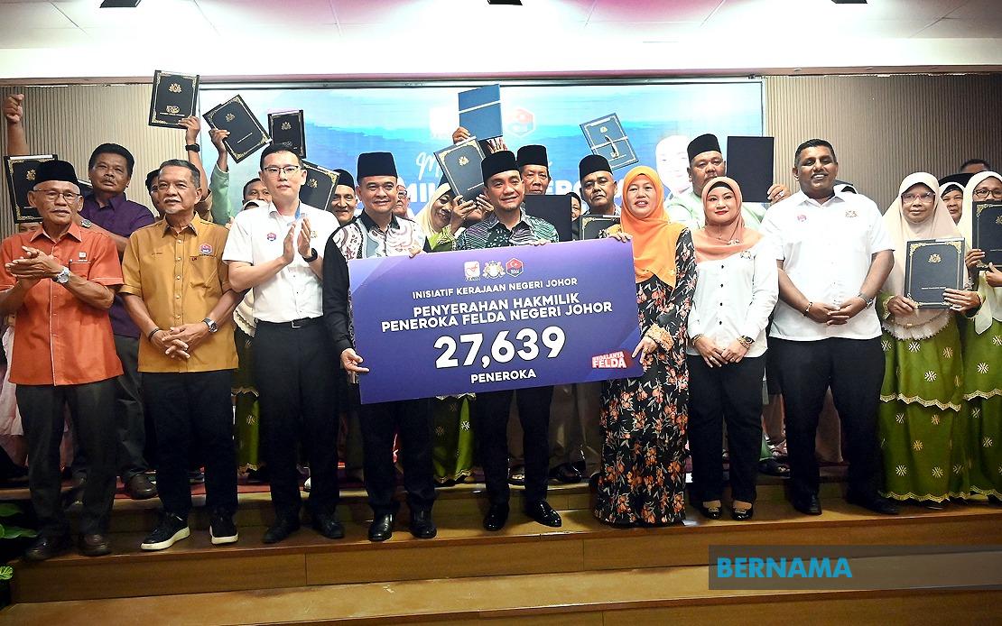 Johor Resolves Nearly All FELDA Land Title Applications in Historic Settlement