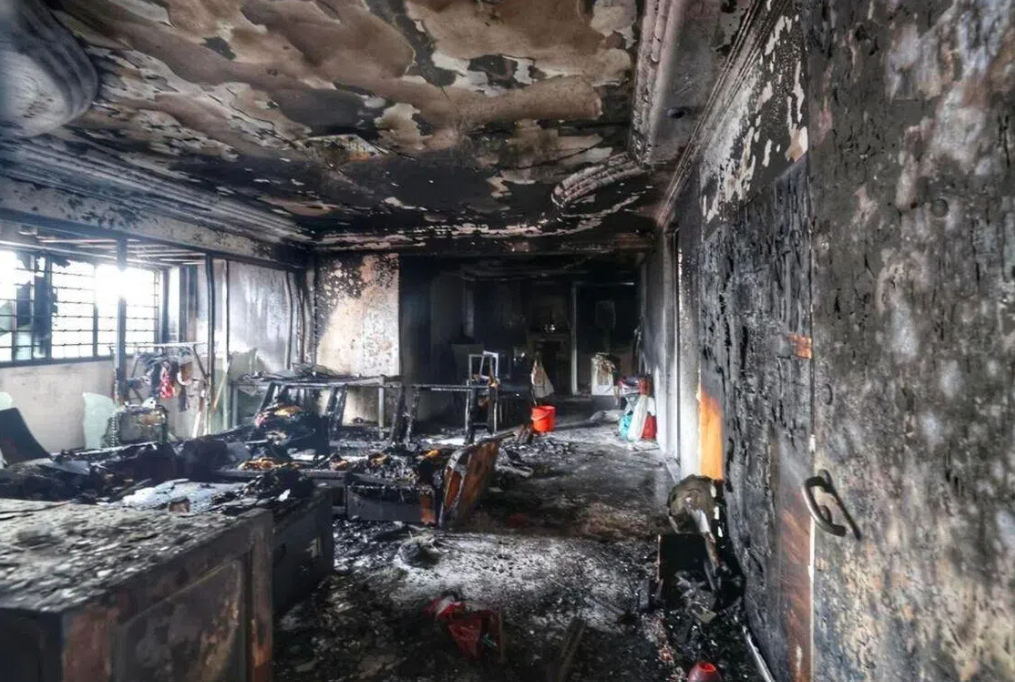 Two rescued from 13-storey HDB flat as electrical fire rages in Singapore's Jurong West