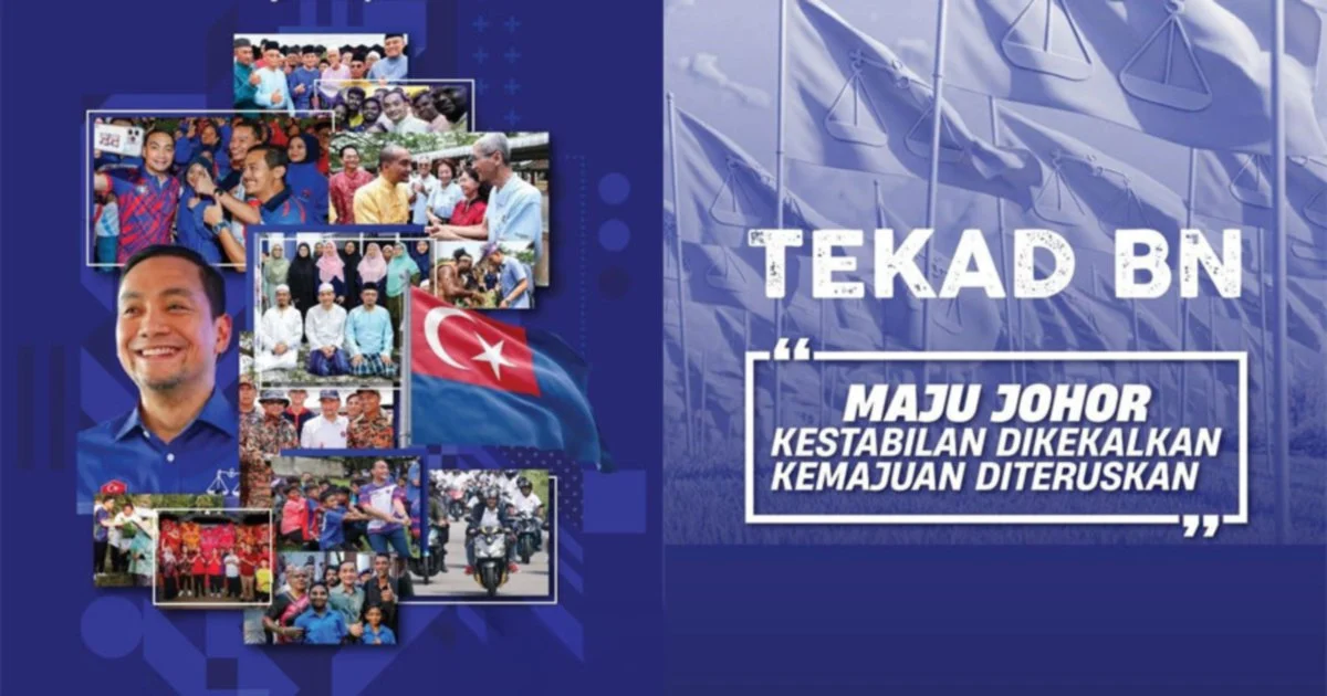 Johor BN Sets Out 63-Point Manifesto to Secure State's Future