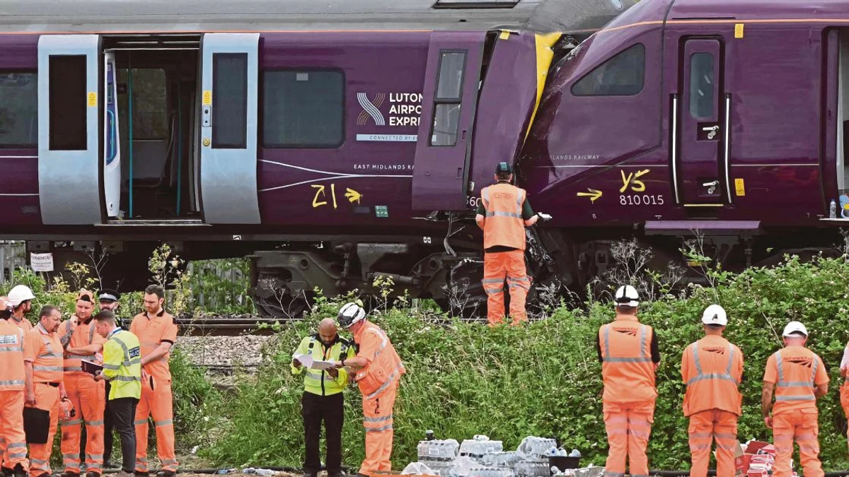 Train Driver Killed in Major Collision North of London; 28 Hospitalized as Authorities Launch Investigation