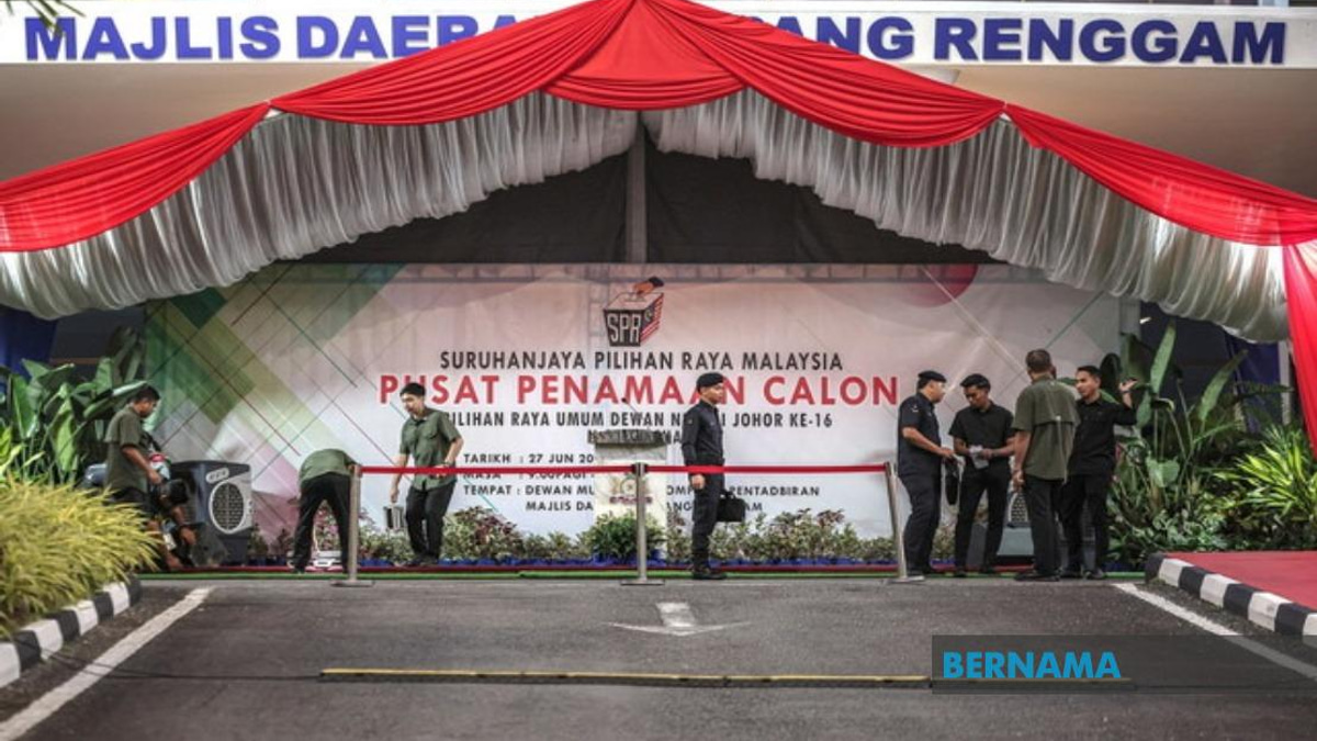 Johor State Election Nomination Centres Open as 2.7 Million Voters Prepare to Cast Ballots