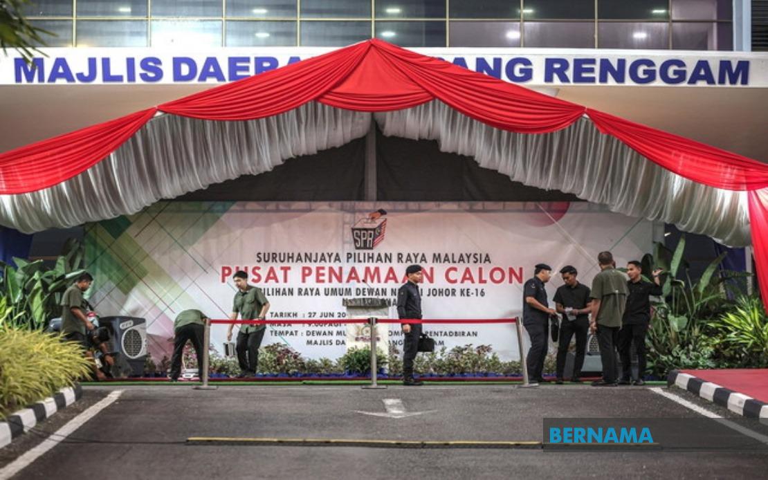 Johor State Election Nomination Centres Open as 2.7 Million Voters Prepare to Cast Ballots