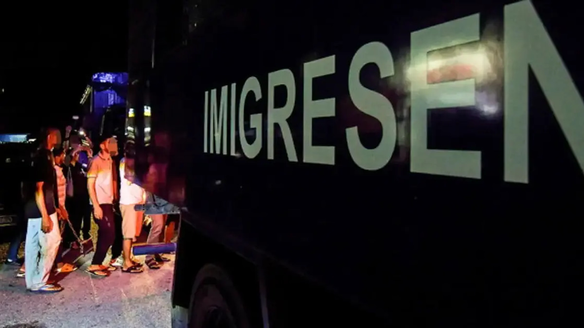 Police Raid in Kuala Lumpur's Pudu District Nets 186 Undocumented Migrants