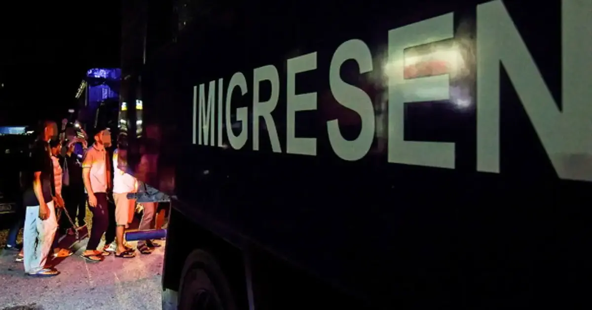 Police Raid in Kuala Lumpur's Pudu District Nets 186 Undocumented Migrants