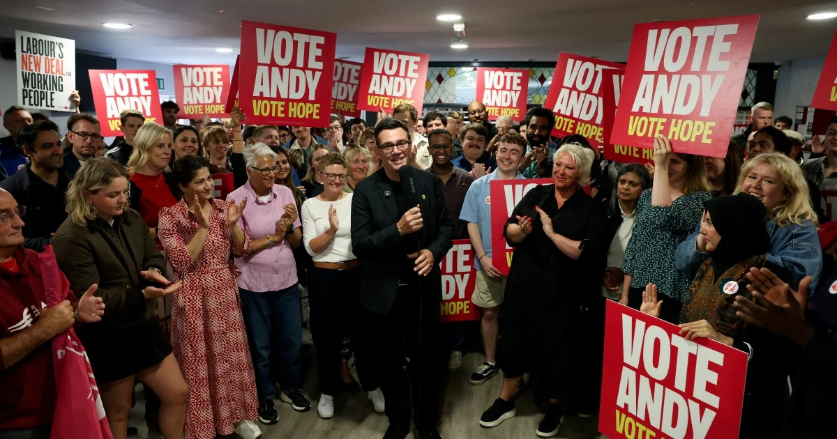 Divisions in British Right-Wing Politics May Boost Burnham's Prime Ministerial Prospects