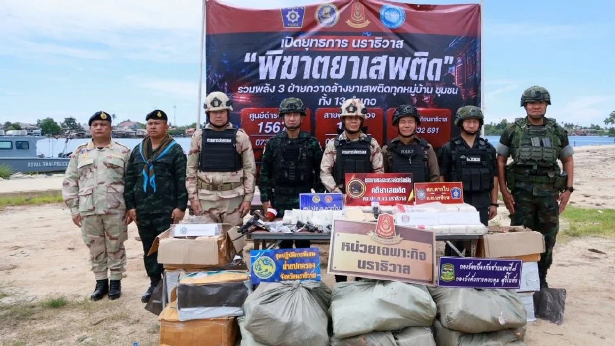 Thai Authorities Dismantle Major Drug Network with Suspected Malaysian Connections