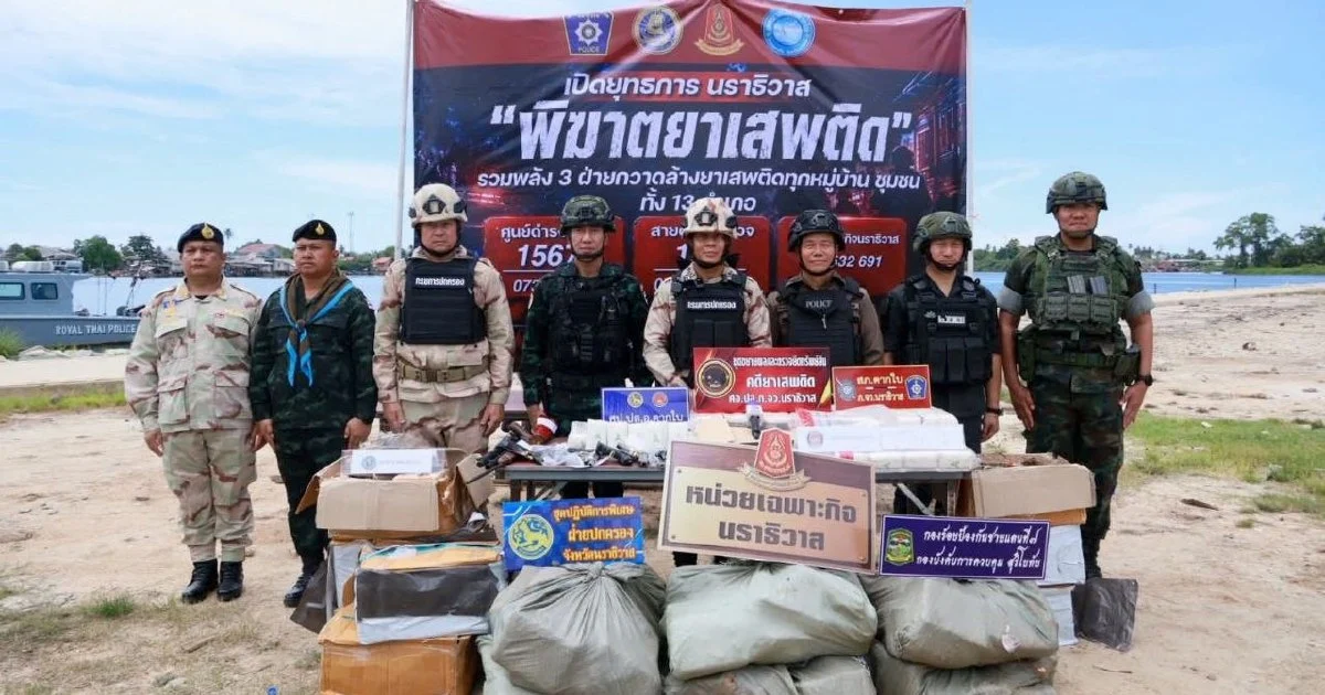Thai Authorities Dismantle Major Drug Network with Suspected Malaysian Connections