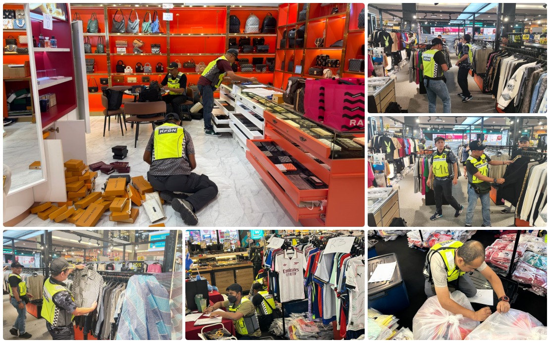 KPDN Seizes RM600,000 in Counterfeit Goods Across Three Johor Bahru Locations