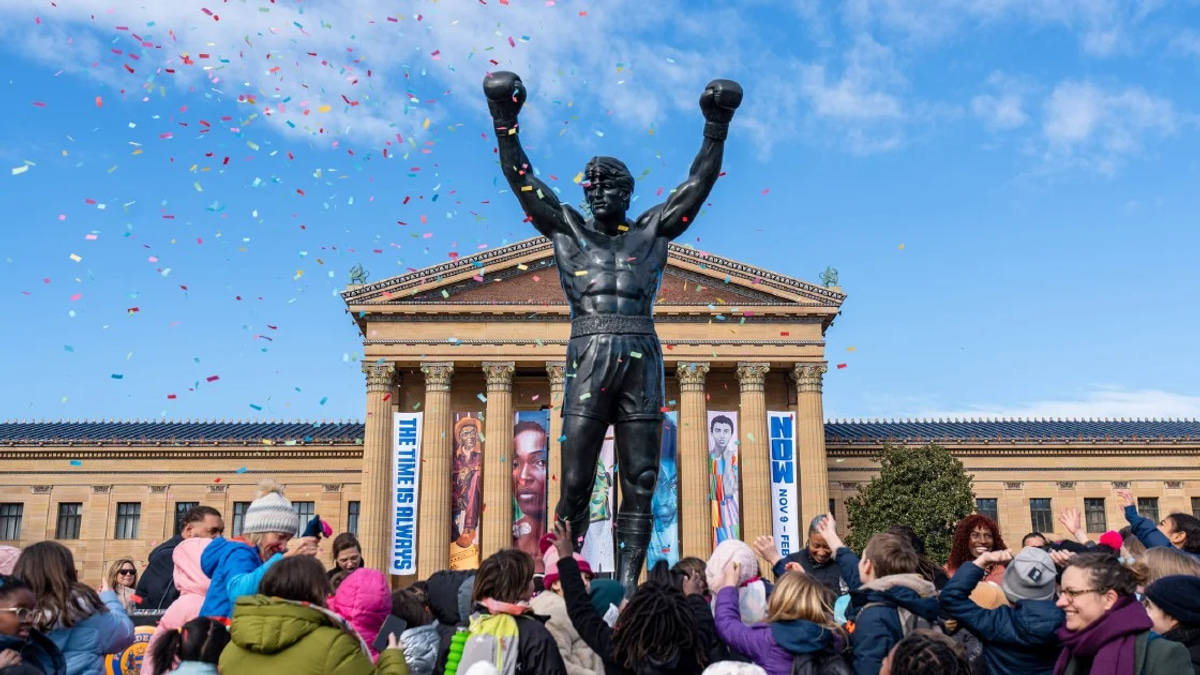 French Fans Warned Against Touching Rocky Statue as World Cup Curse Takes Hold