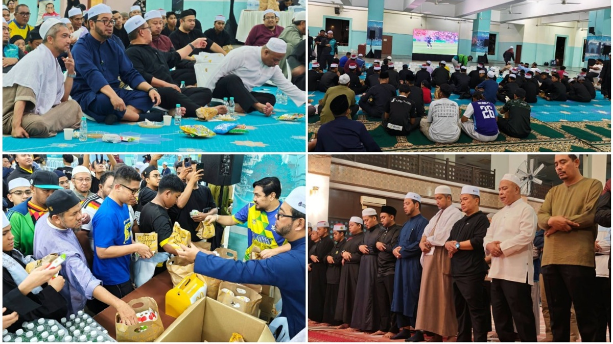 Over 300 Youths Combine Qiyamullail Prayers with World Cup Viewing at Kuala Lumpur Mosque