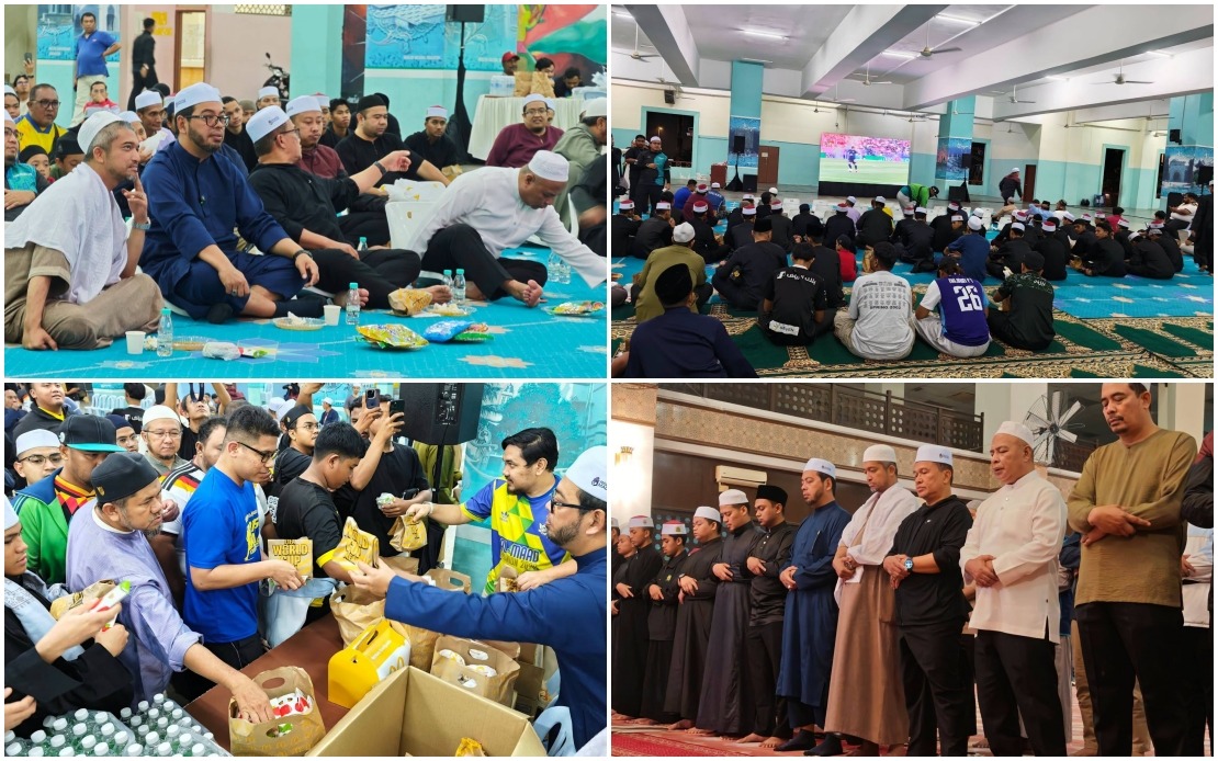 Over 300 Youths Combine Qiyamullail Prayers with World Cup Viewing at Kuala Lumpur Mosque