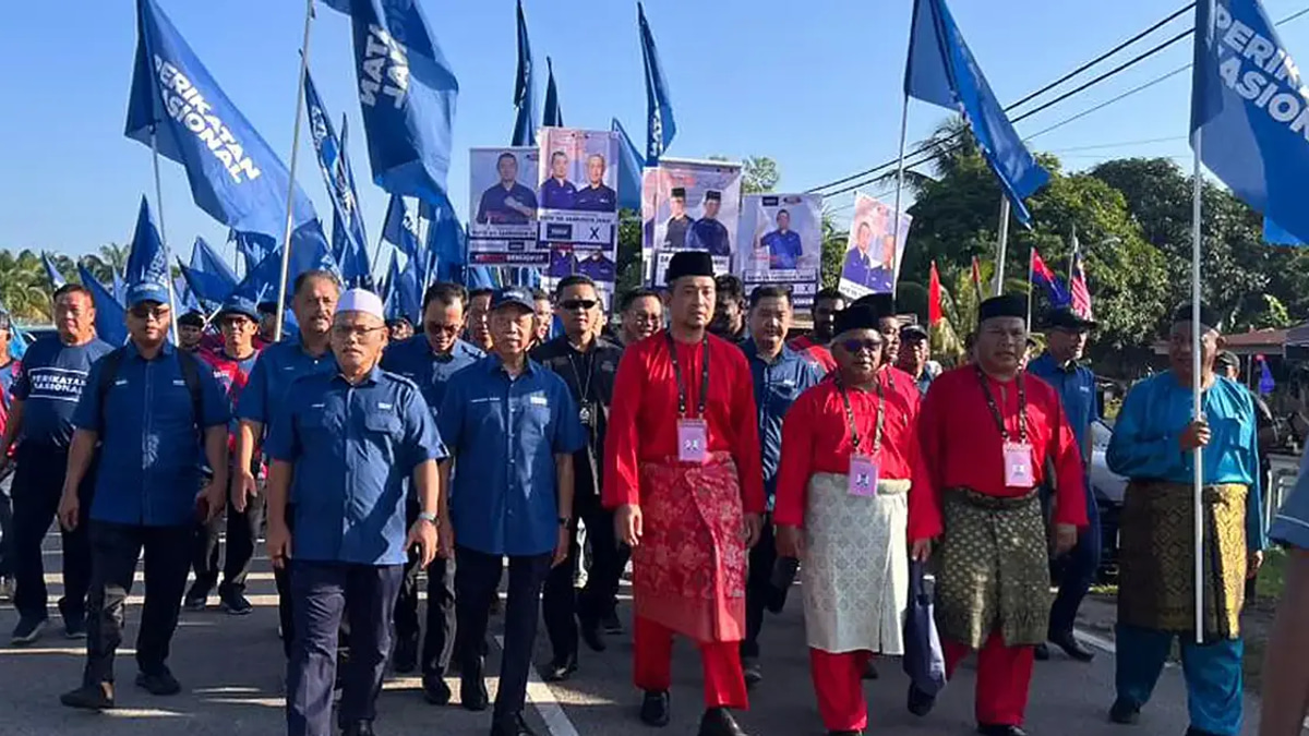 Muhyiddin rallies Perikatan Nasional supporters behind Bukit Kepong bid