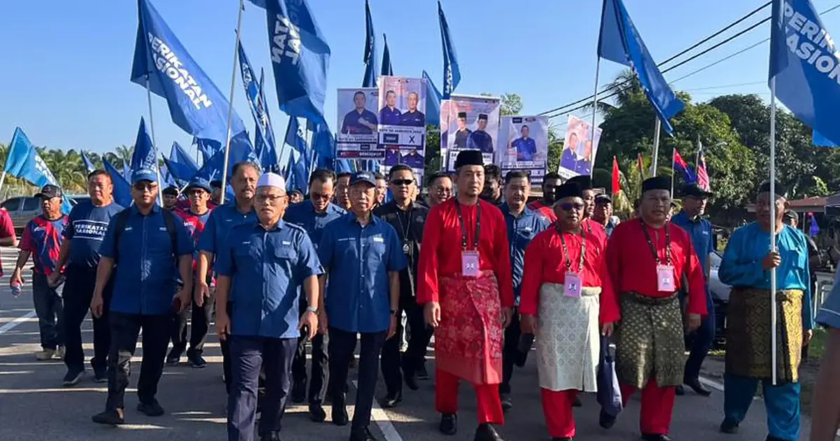 Muhyiddin rallies Perikatan Nasional supporters behind Bukit Kepong bid