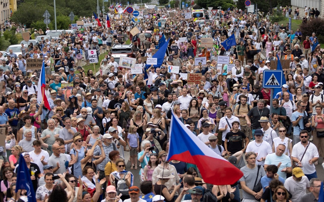 Czech Public Media Faces Existential Threat as Thousands Demand Editorial Freedom