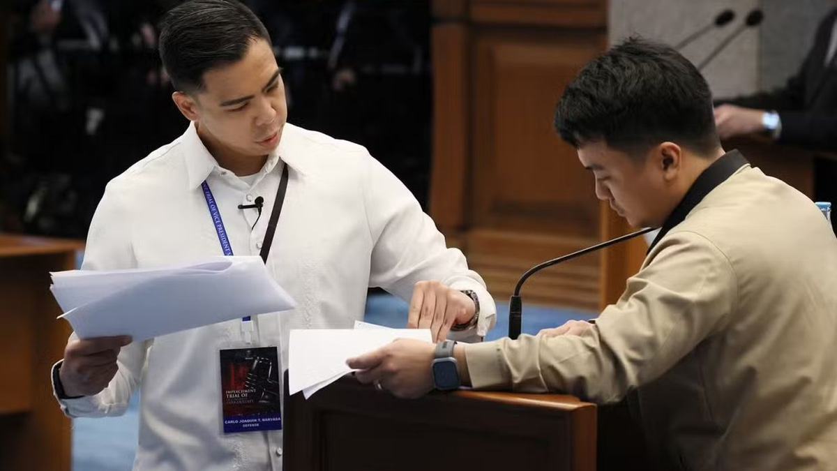 Philippine VP Duterte's Defence Team Argues Threats Do Not Constitute Impeachable Offence