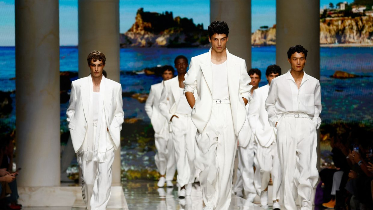 Milan menswear pivots to simplicity and lightness as designers navigate global uncertainty