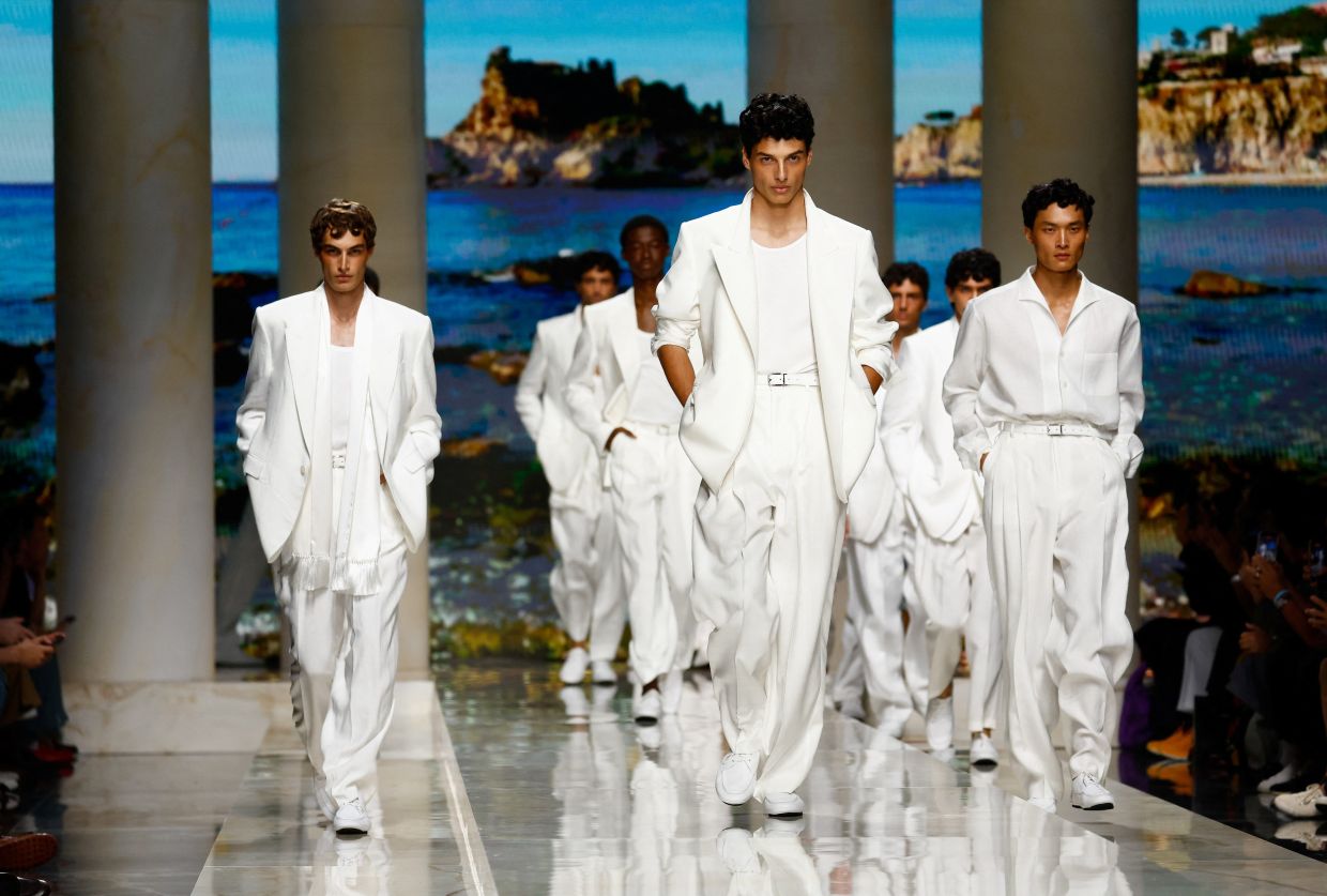 Milan menswear pivots to simplicity and lightness as designers navigate global uncertainty
