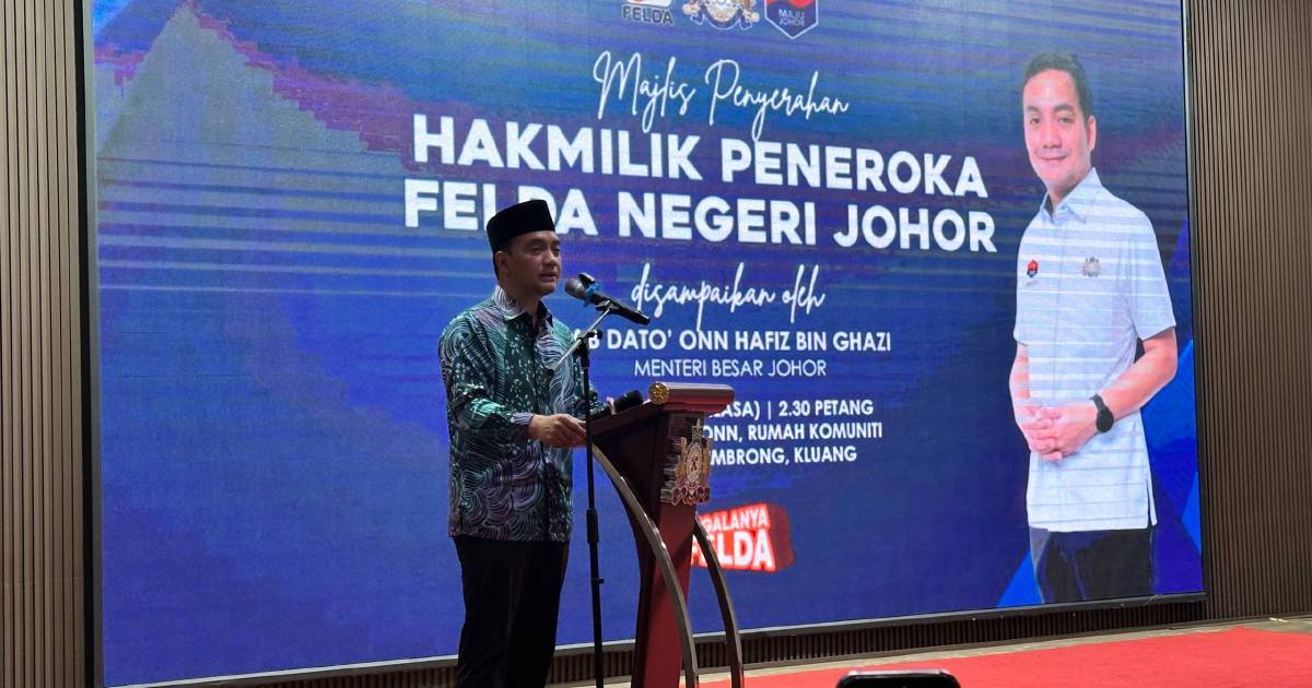 Onn Hafiz claims obstruction at Felda settlement over land title ceremony